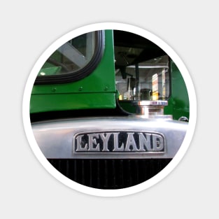 Classic Leyland Titan double decker bus front Magnet